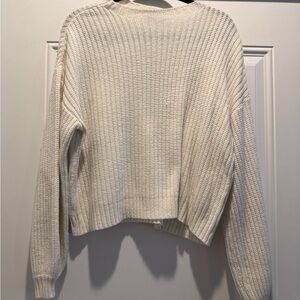 SHEIN Off-White Crew Neck Sweater